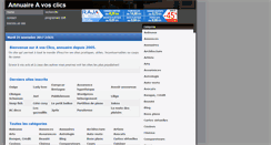 Desktop Screenshot of a-vos-clics.com